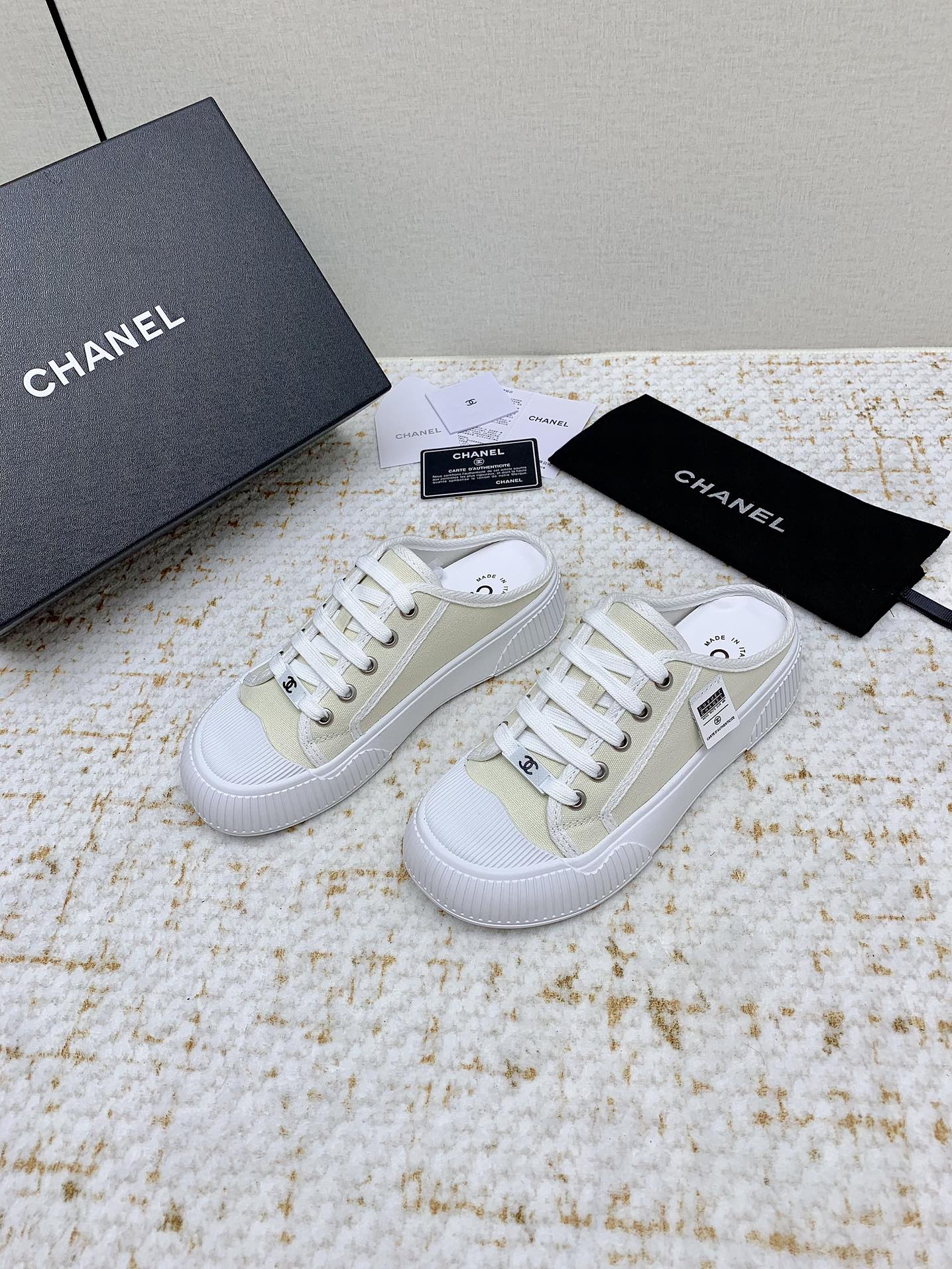 Chanel 샤넬 뮬 반슬리퍼 스니커즈 신발