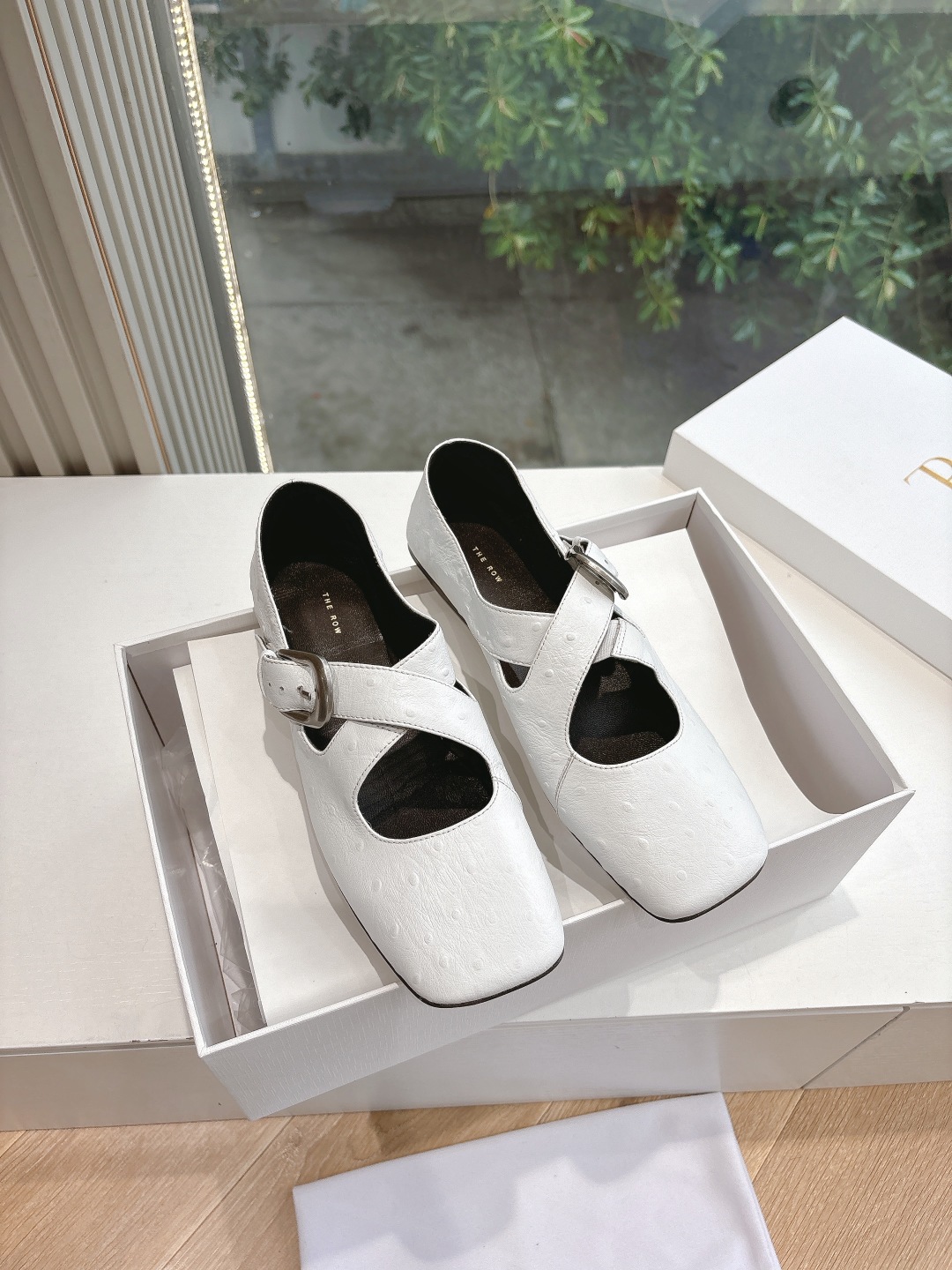 The Row 더 로우 가죽 플랫 로퍼 신발