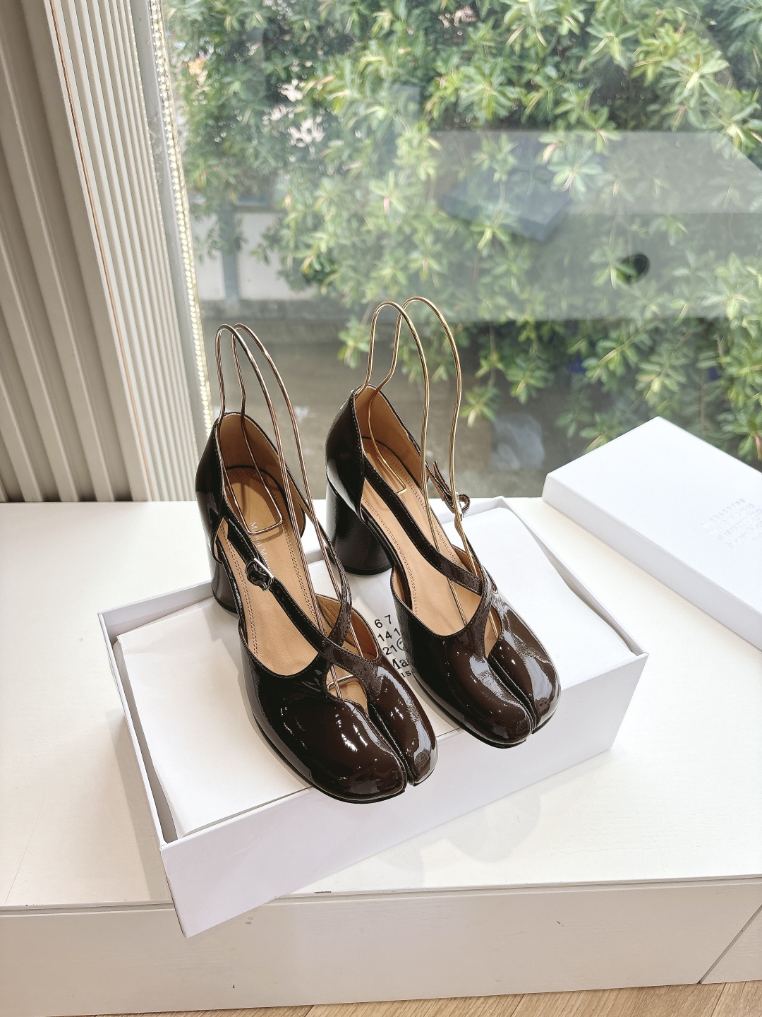 maison margiela mm6 메종 마르지엘라 통굽 구두 신발