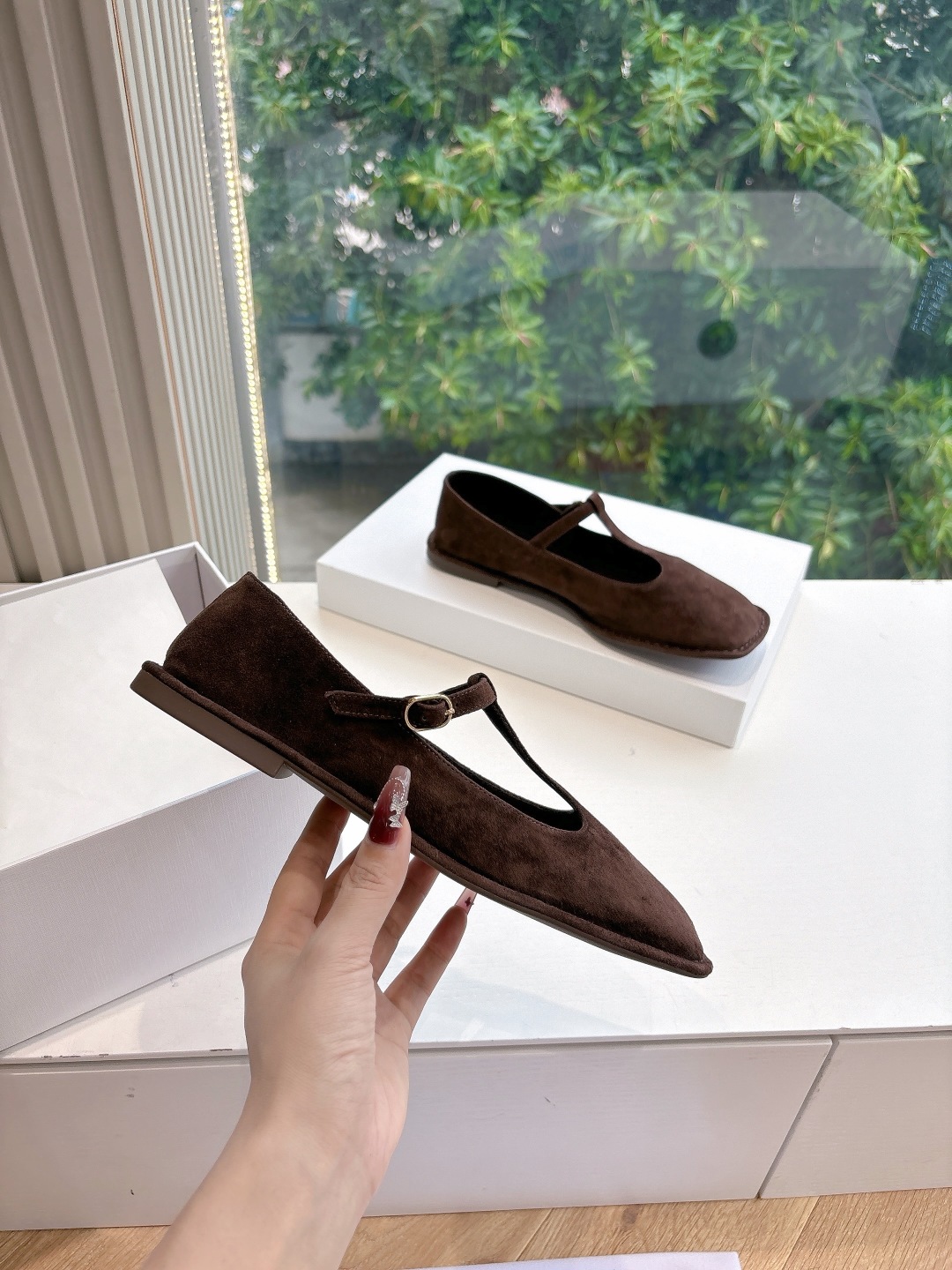 The Row 더 로우 소가죽 플랫 로퍼 신발