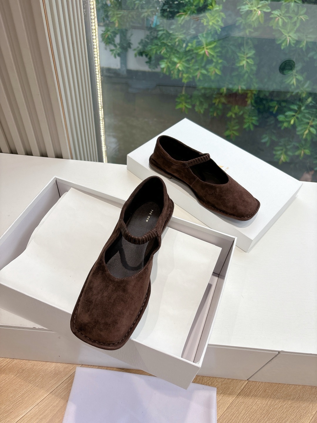 The Row 더 로우 소가죽 플랫 로퍼 신발