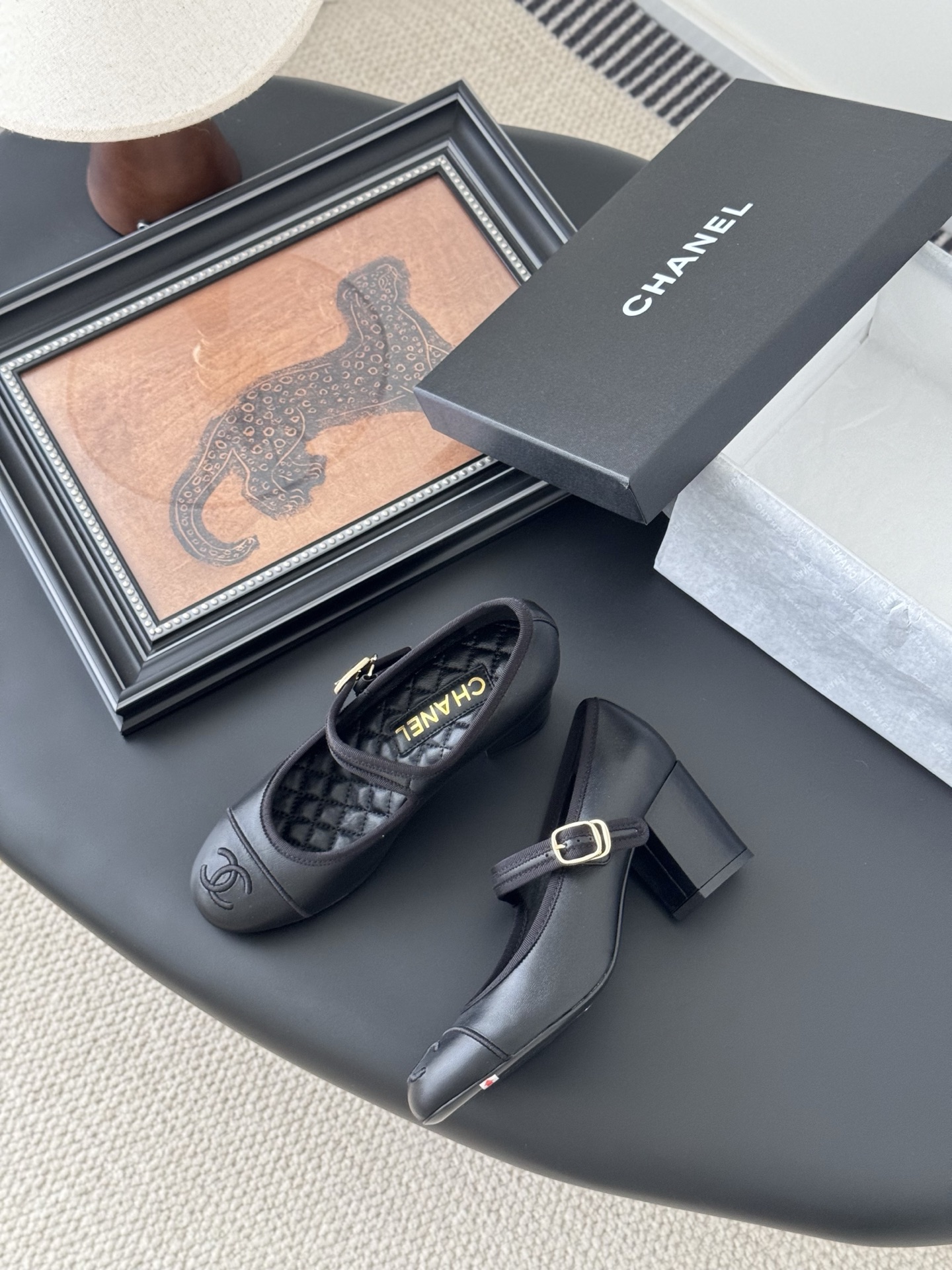 Chanel 샤넬 통굽 구두 로퍼 구두 신발