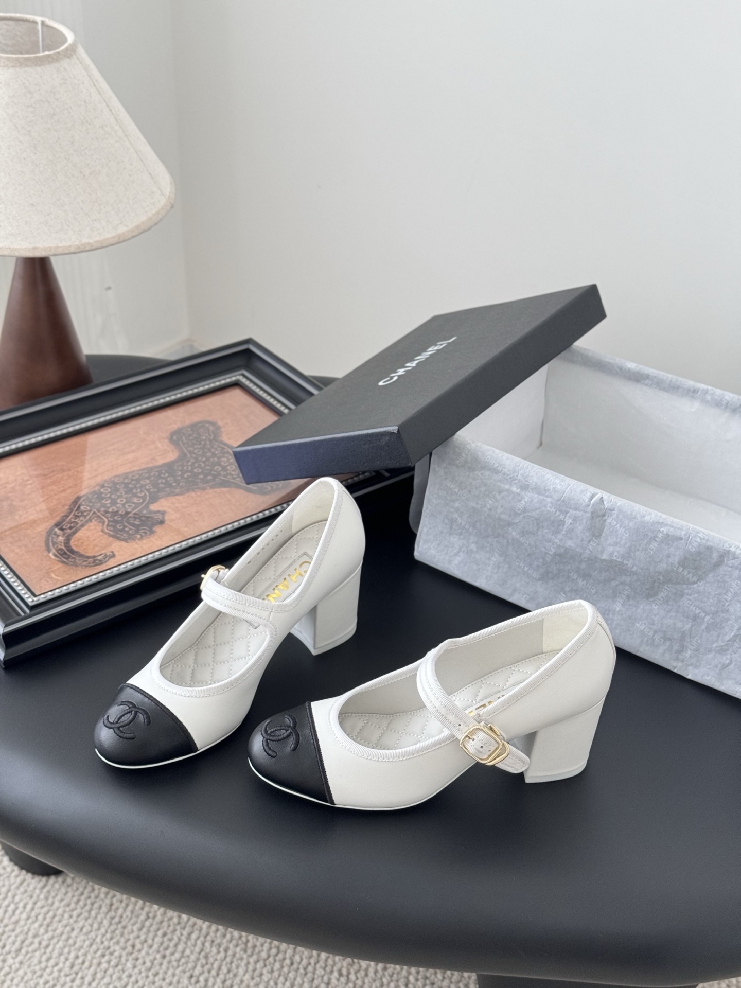 Chanel 샤넬 통굽 구두 로퍼 구두 신발