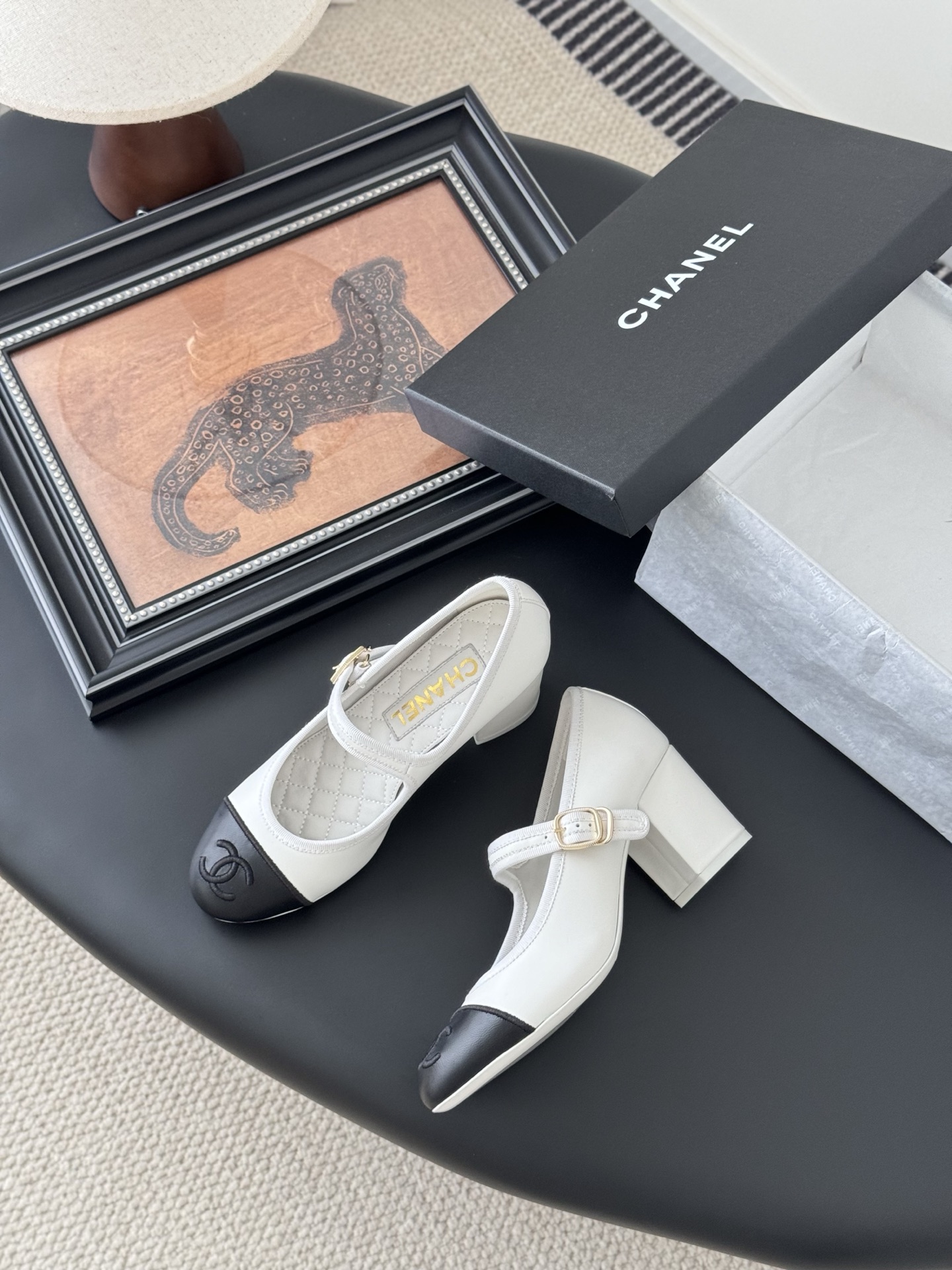 Chanel 샤넬 통굽 구두 로퍼 구두 신발