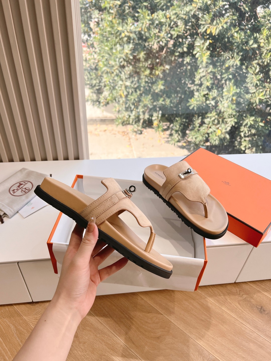 Hermes 에르메스 슬리퍼 샌들 신발