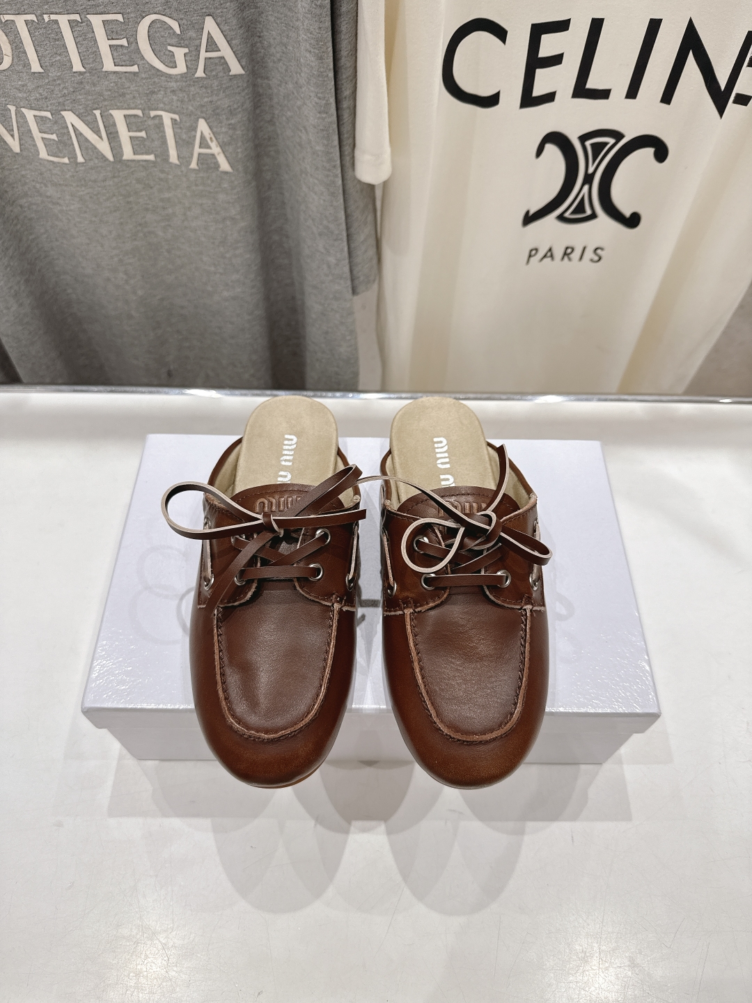 MiuMiu 미우미우 반슬리퍼 로퍼 뮬 신발