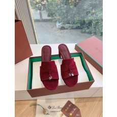 Loro Piana LP 로로피아나 통굽 태슬 플랫 슬리퍼 샌들 신발