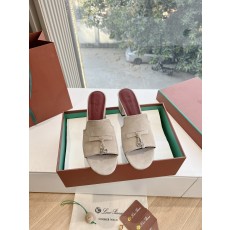 Loro Piana LP 로로피아나 통굽 태슬 플랫 슬리퍼 샌들 신발