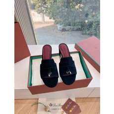 Loro Piana LP 로로피아나 통굽 태슬 플랫 슬리퍼 샌들 신발