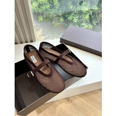 ALAIA 알라이아 뮬 샌들 (망사 발레 플랫) 신발