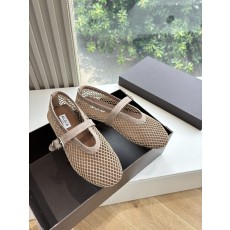 ALAIA 알라이아 뮬 샌들 (망사 발레 플랫) 신발