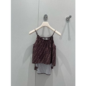 Fendi 펜디 나시 상의 + 와이드 팬츠 바지 세트 의류