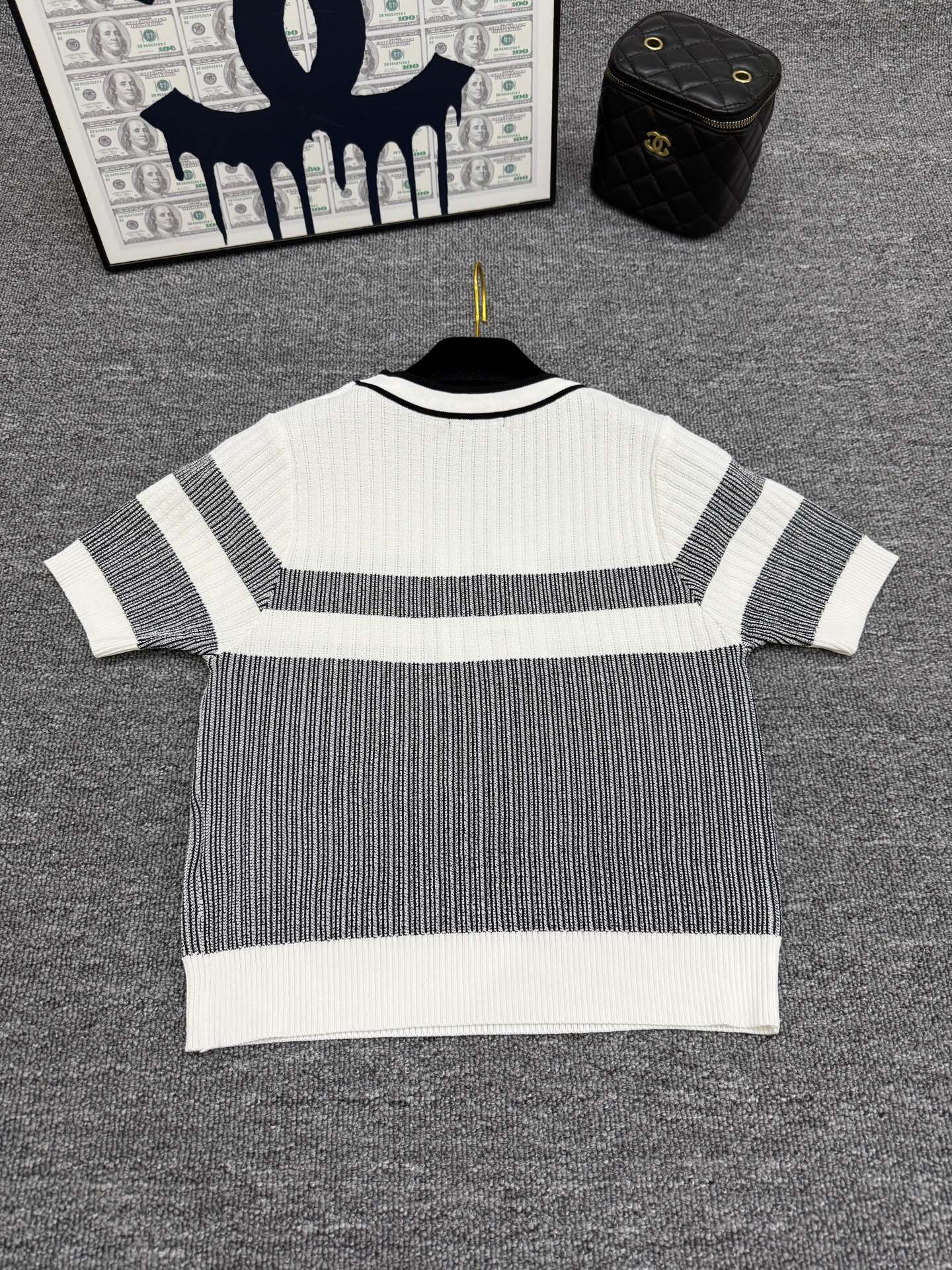 Chanel 샤넬 반팔 니트 탑 상의 의류