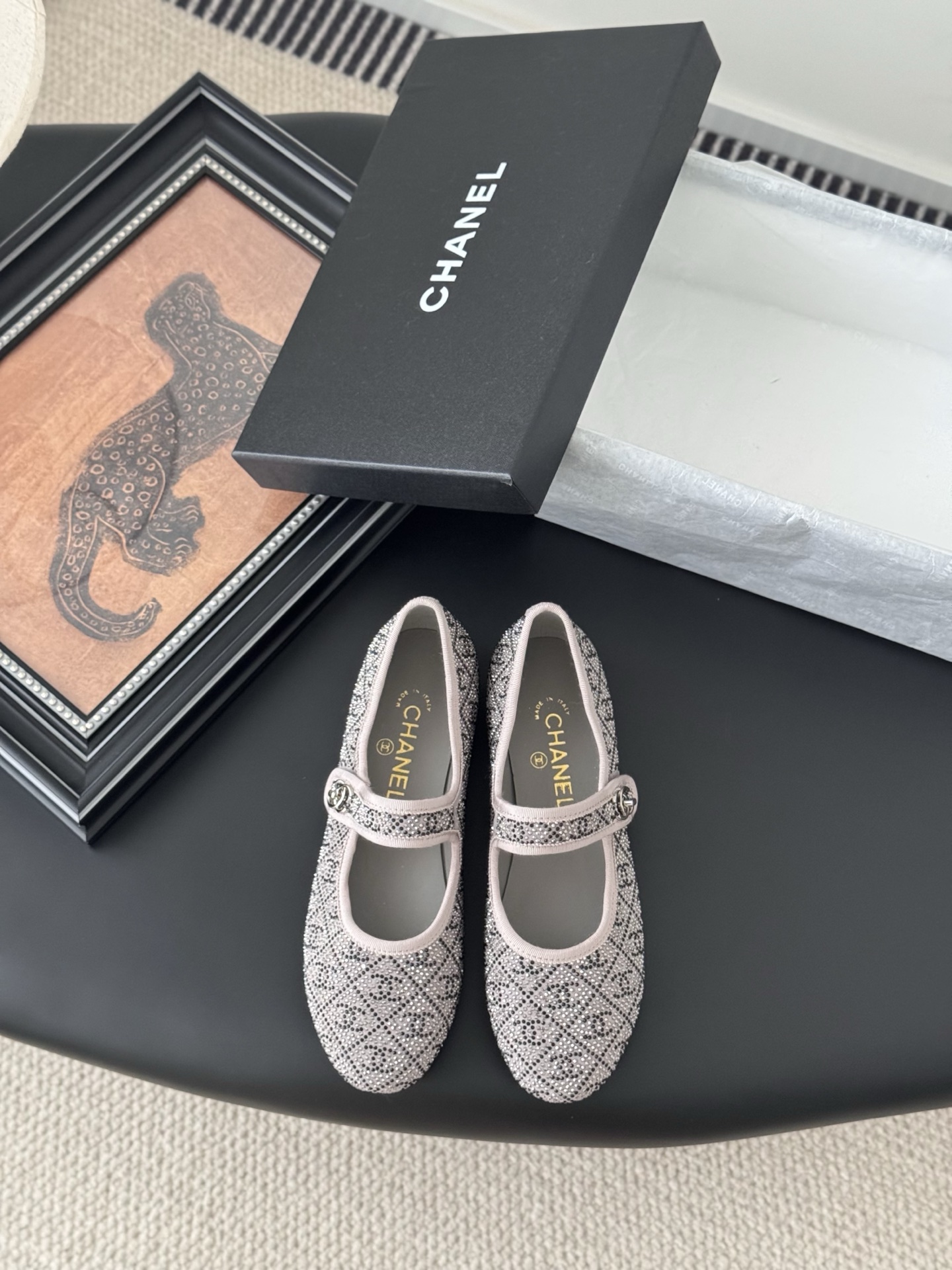 Chanel 샤넬 메리제인 플랫 슈즈 단화 신발