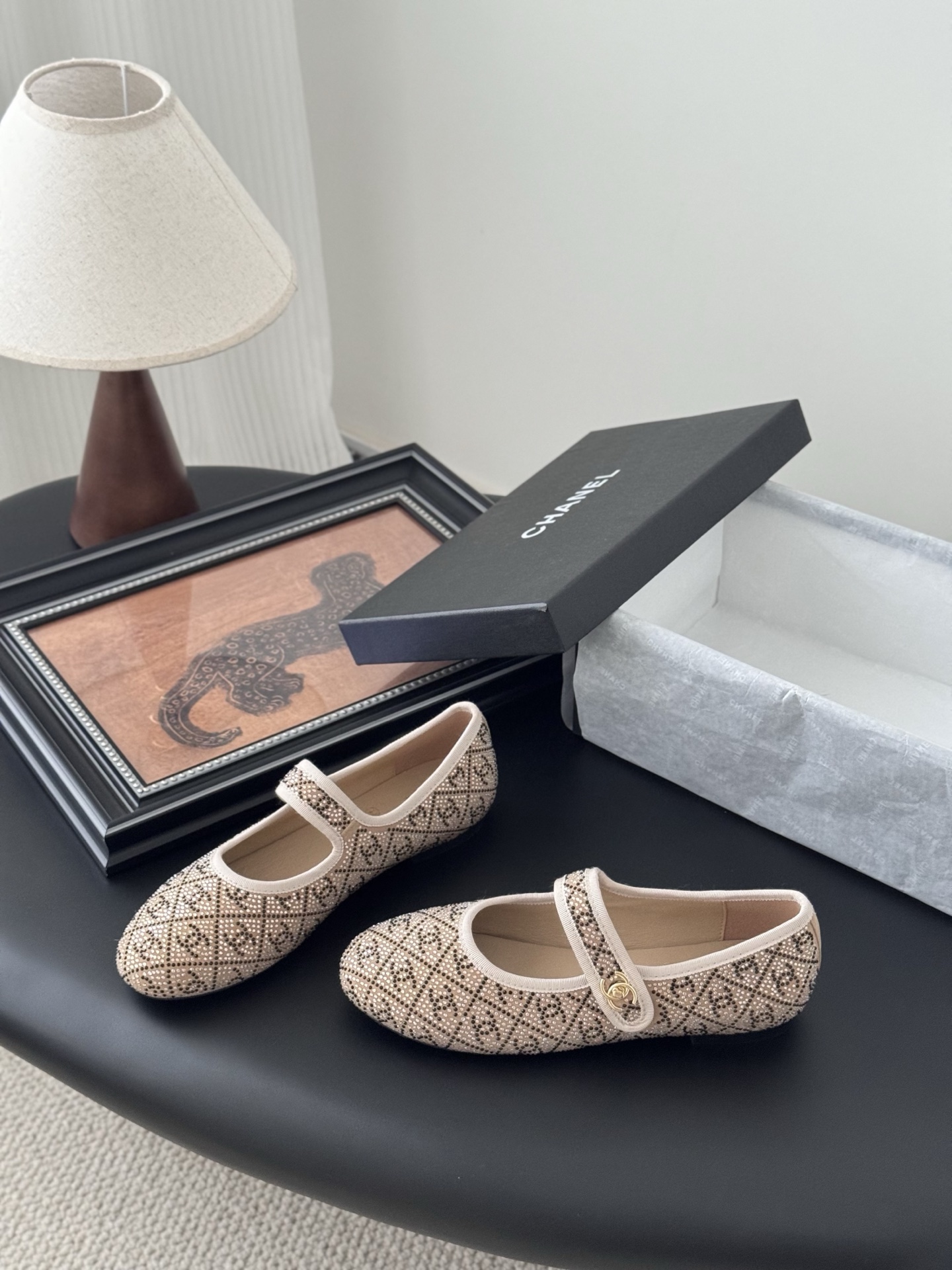 Chanel 샤넬 메리제인 플랫 슈즈 단화 신발