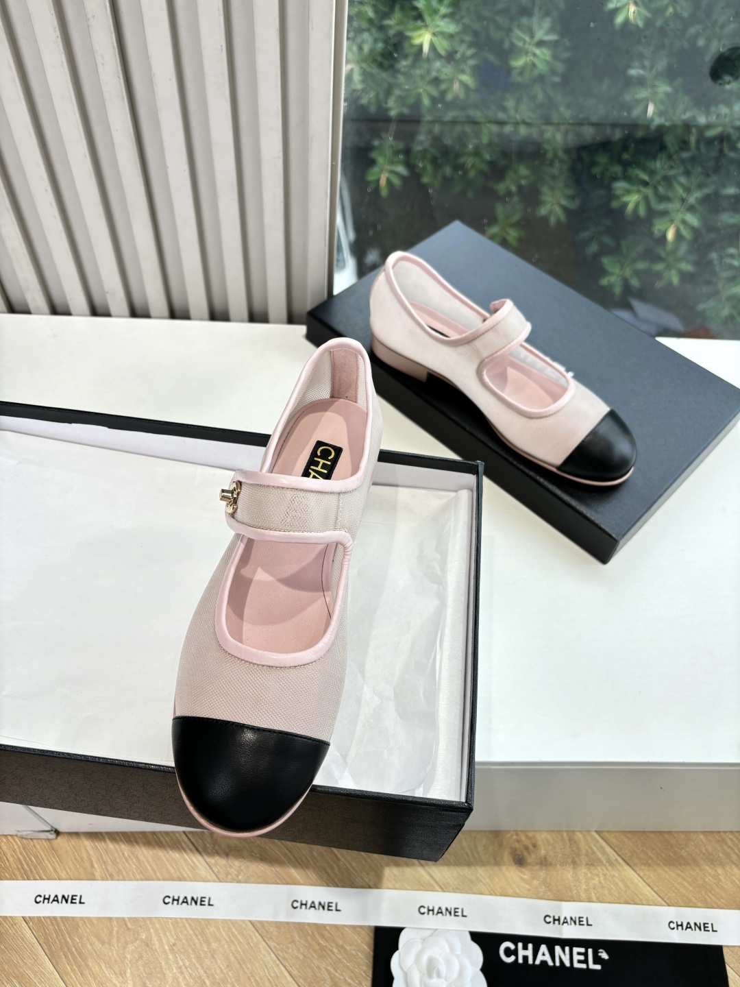 Chanel 샤넬  메리제인 샌들 플랫 슈즈 신발