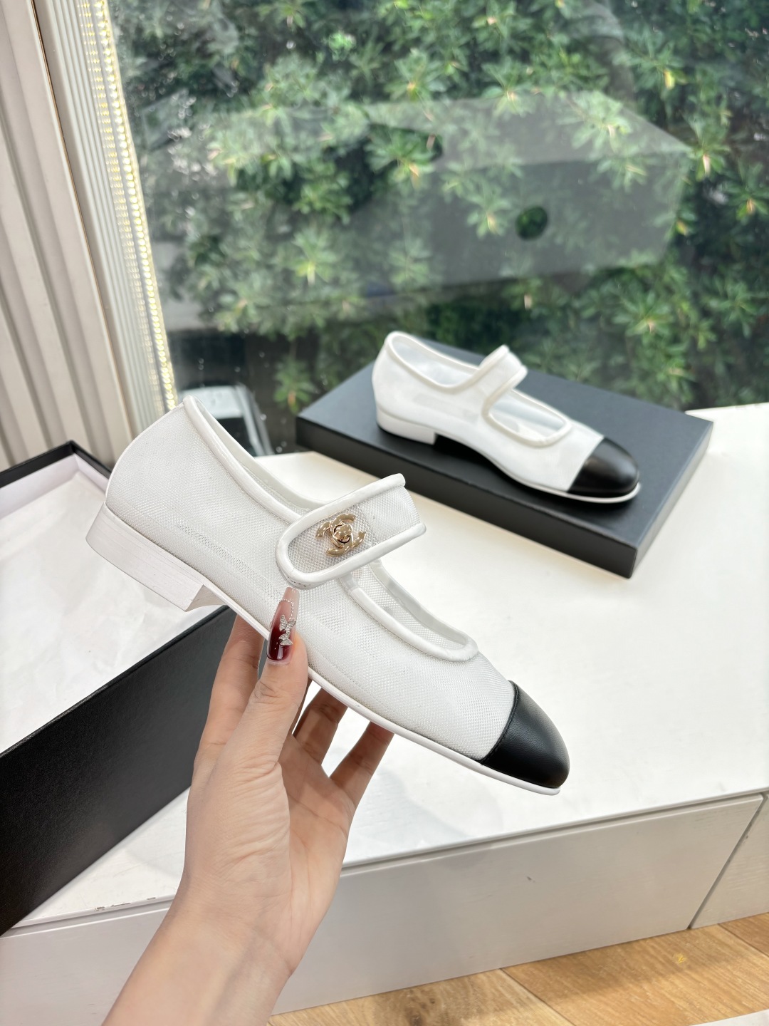 Chanel 샤넬  메리제인 샌들 플랫 슈즈 신발