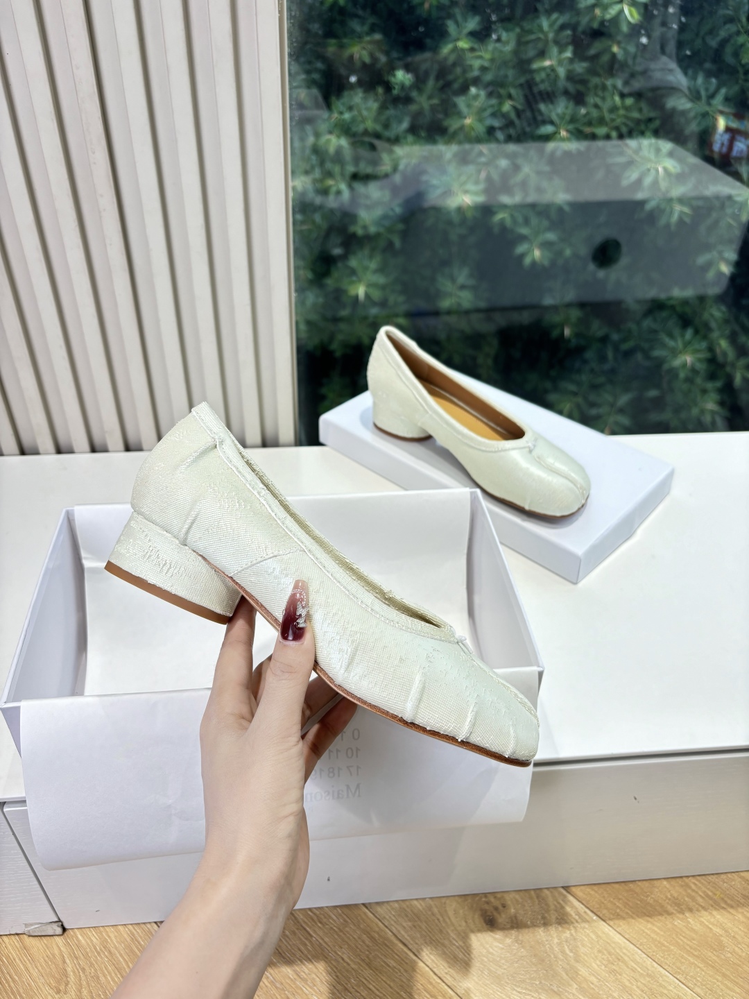 Maison Margiela 메종 마르지엘라 MM6 굽 플랫 슈즈 신발