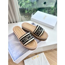 Dior CD 디올 자수 슬리퍼 샌들 신발