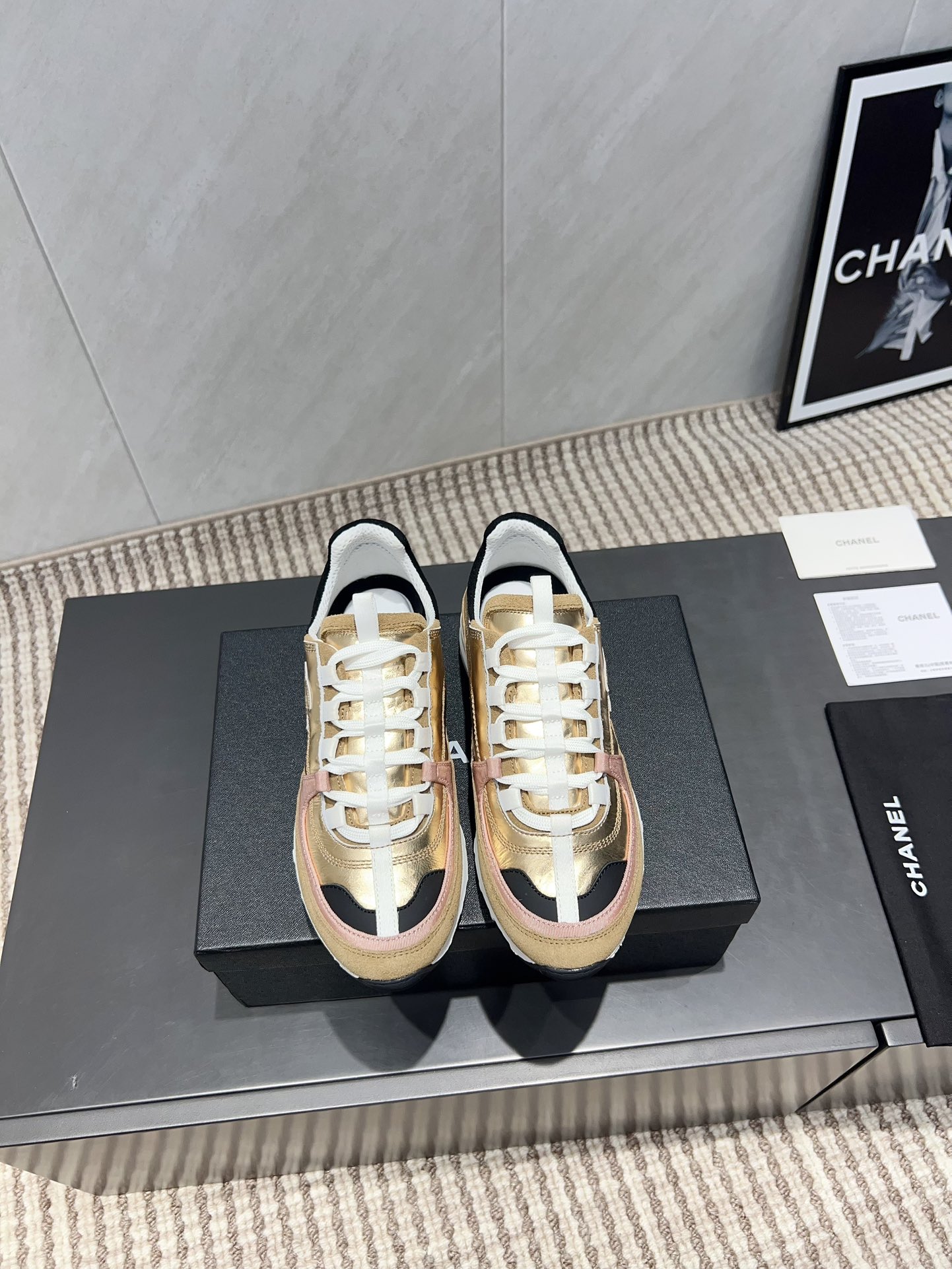 Chanel 샤넬 레트로 스니커즈 신발