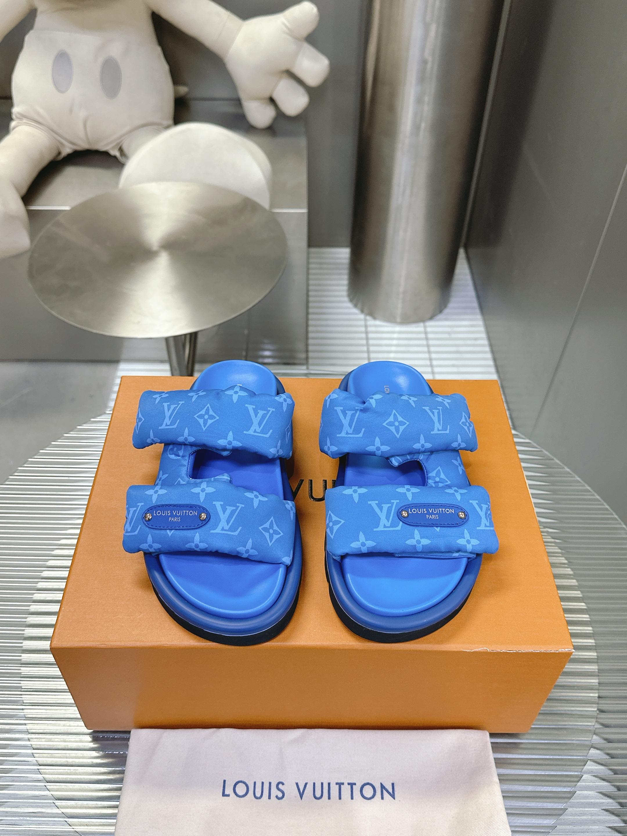 LV 루이비통 커플용 슬리퍼 샌들 신발