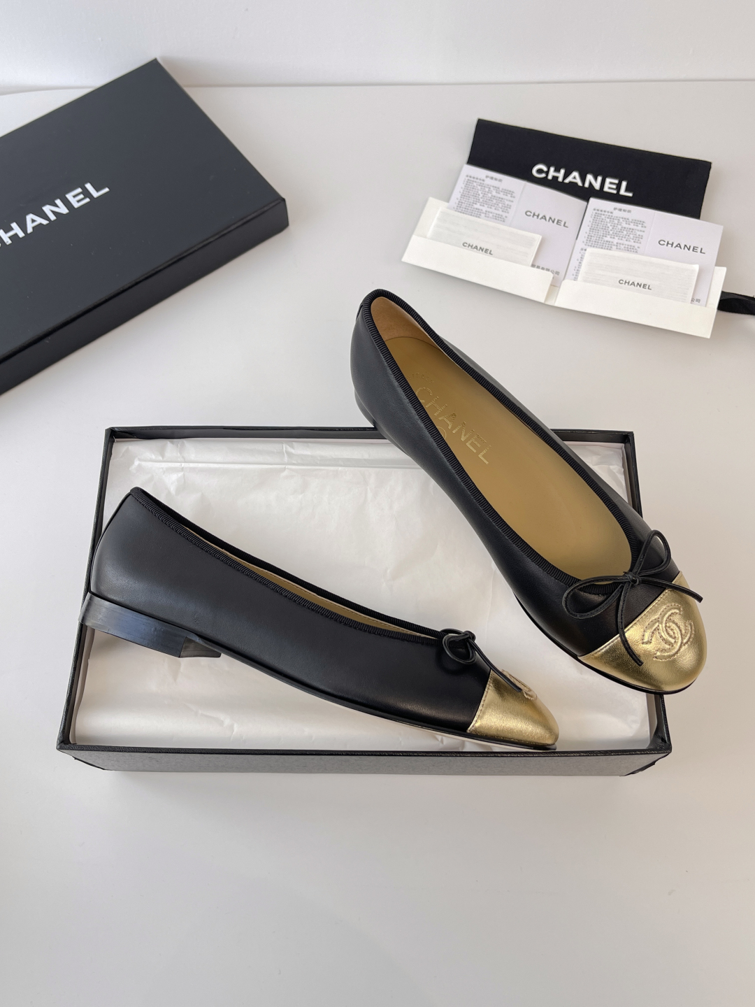 CHANEL 샤넬 클래식 발레리나 플랫 슈즈 신발