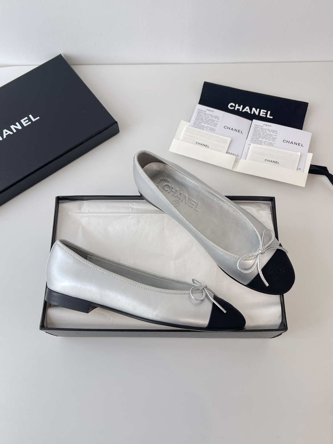 CHANEL 샤넬 클래식 발레리나 플랫 슈즈 신발