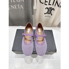 ALAIA 알라이아 메쉬 발레리나 플랫 슈즈 신발