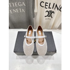 ALAIA 알라이아 메쉬 발레리나 플랫 슈즈 신발