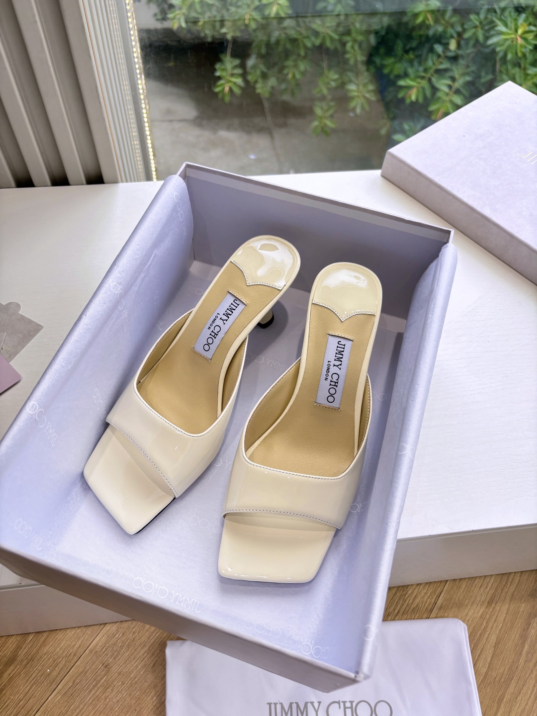 Jimmy Choo 지미추  클래식 하이힐 뮬 샌들 신발