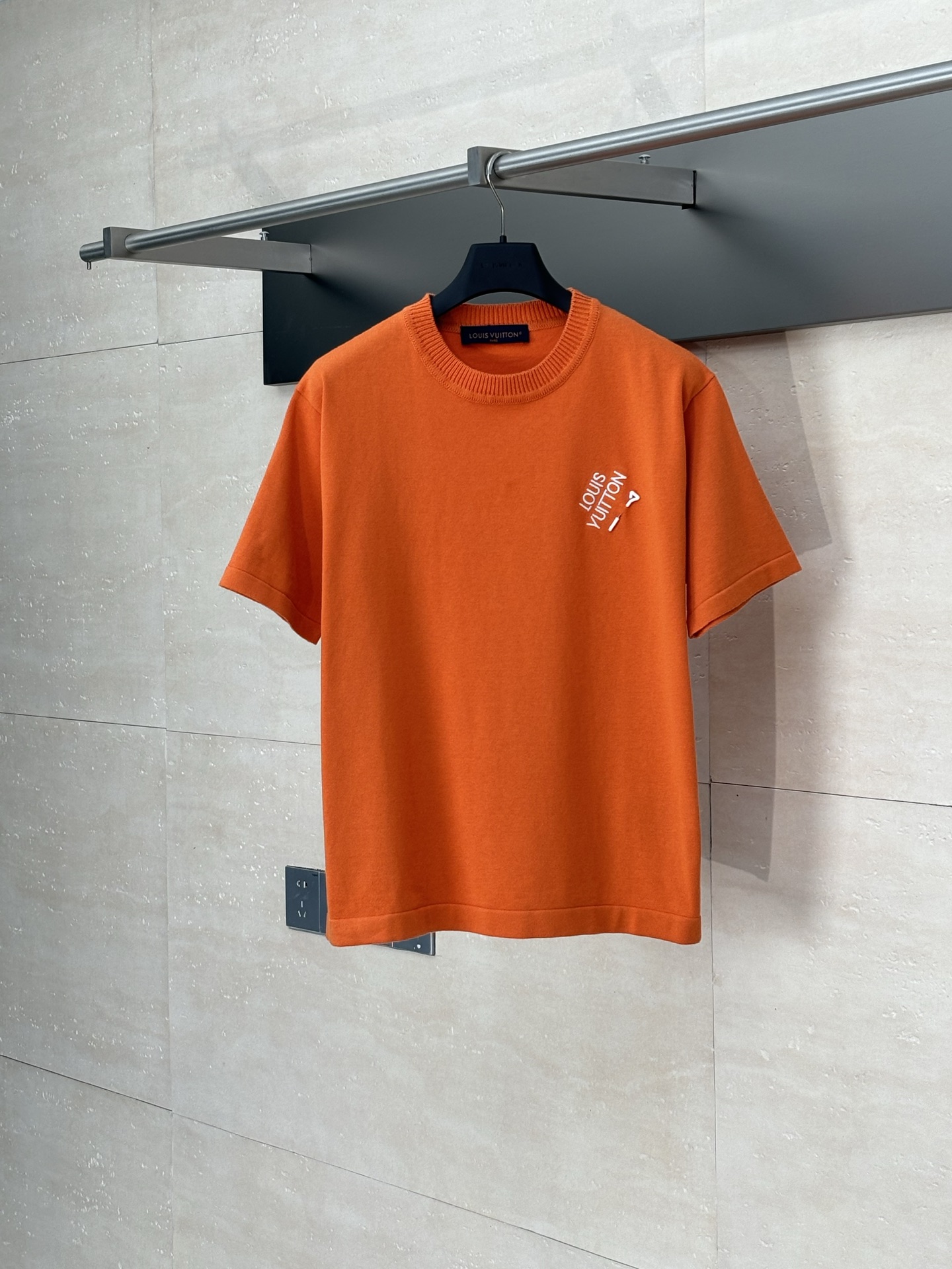 LV 루이비통 오색 핀 디테일 니트 반팔 티셔츠 의류