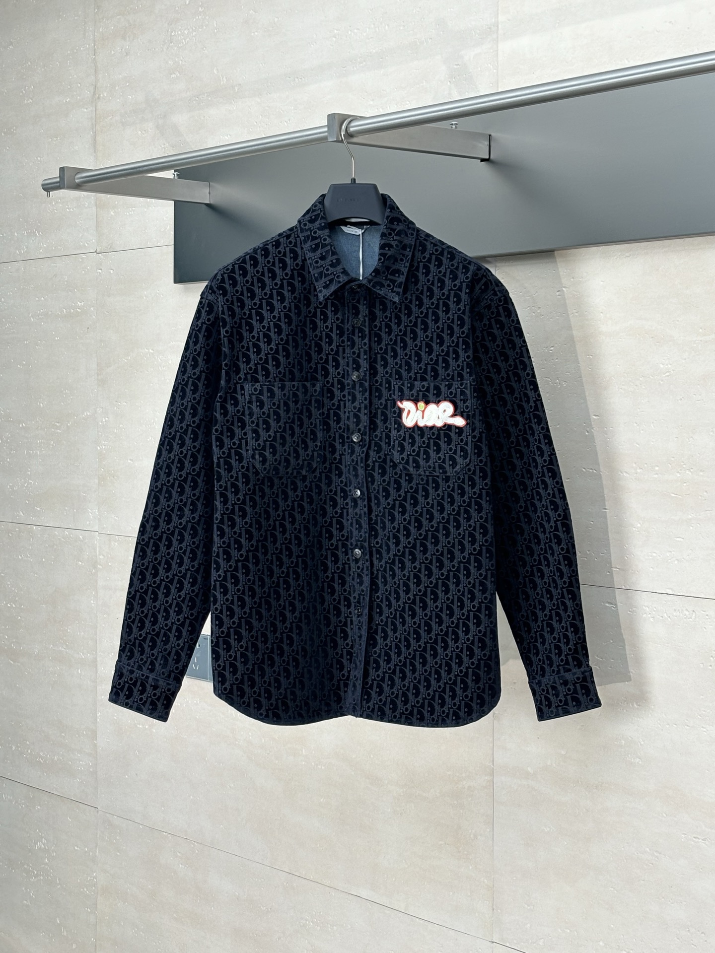 Dior 디올 뱀의 해 한정판 자수 다크 패턴 셔츠 자켓 의류