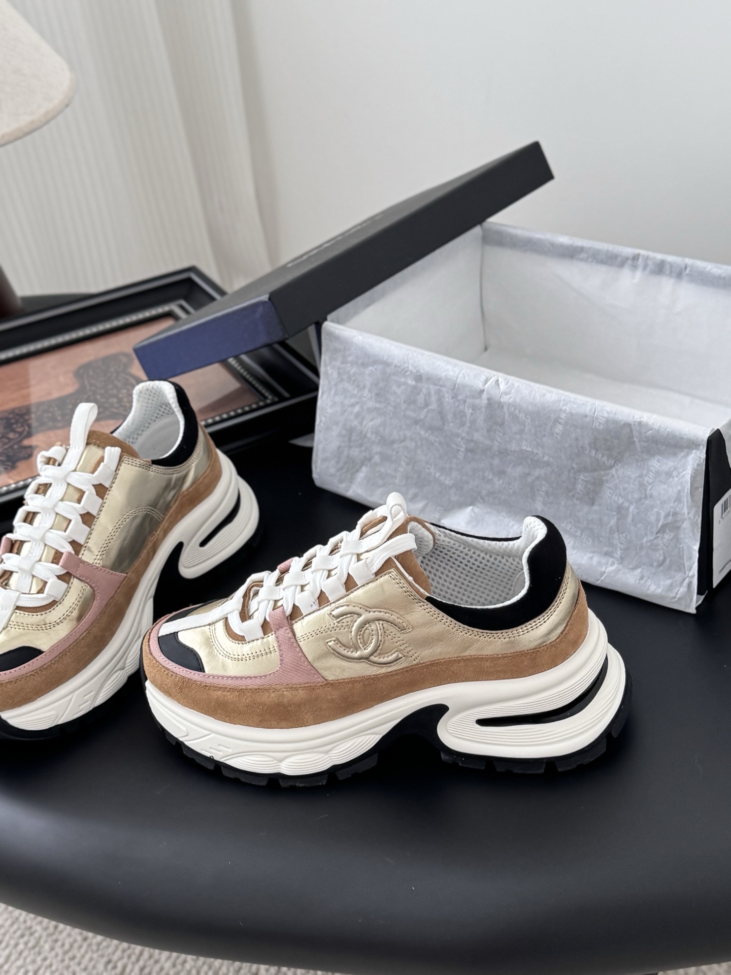 Chanel 25C 샤넬 스포츠 캐주얼 스니커즈 운동화 신발