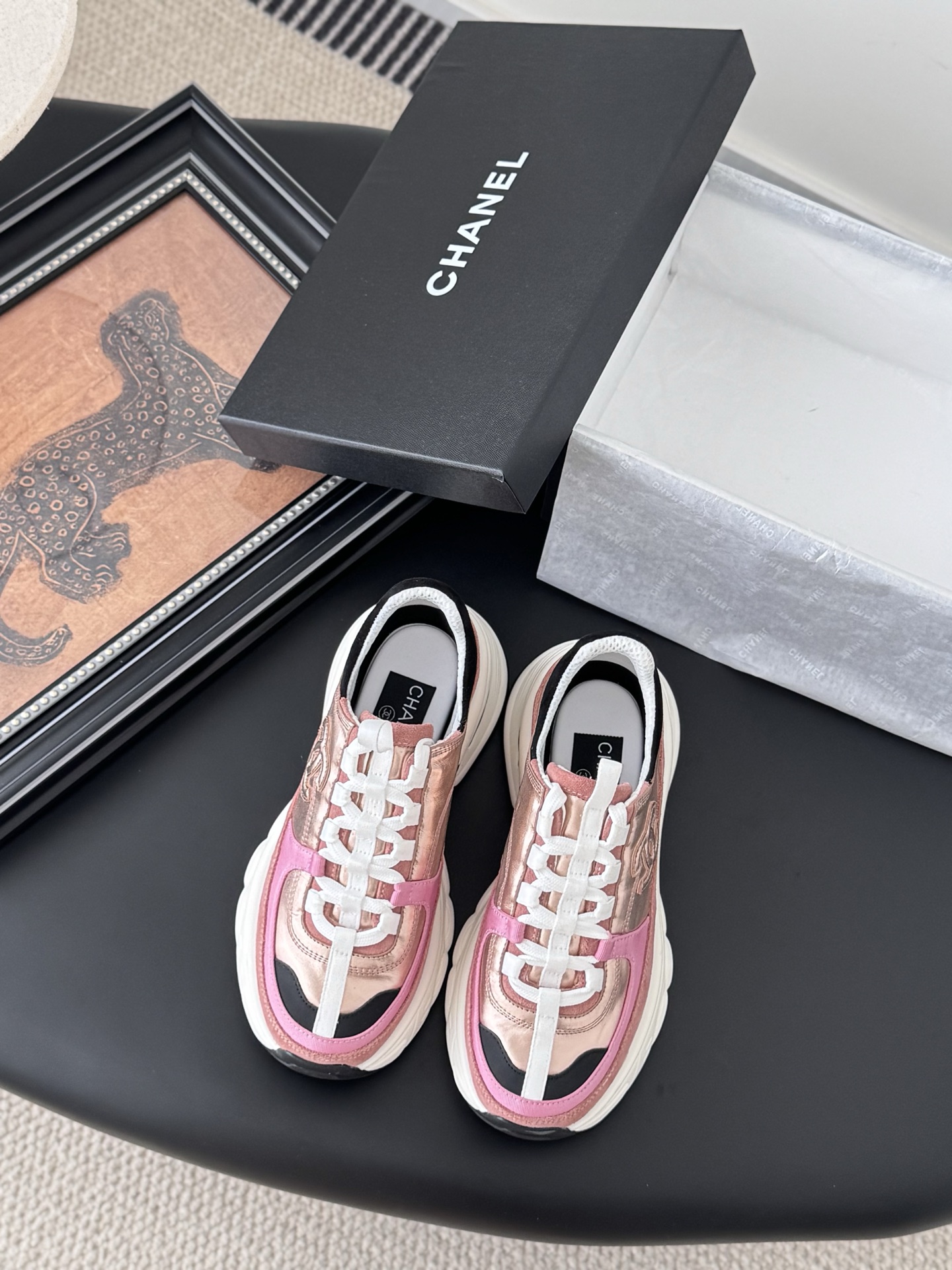 Chanel 25C 샤넬 스포츠 캐주얼 스니커즈 운동화 신발