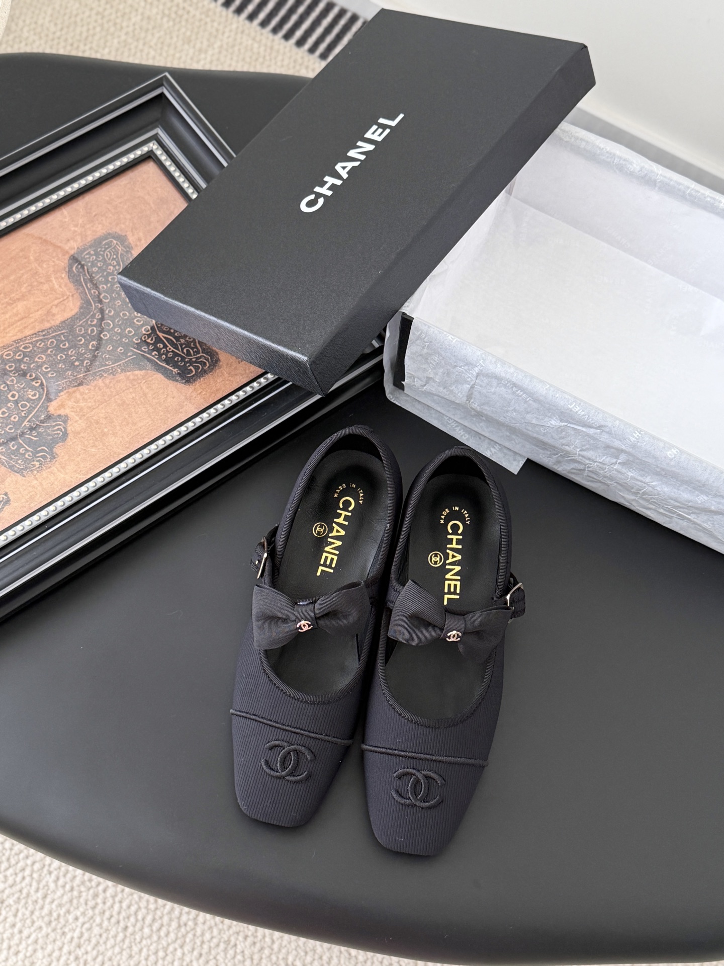 Chanel 샤넬 리본 플랫슈즈 신발