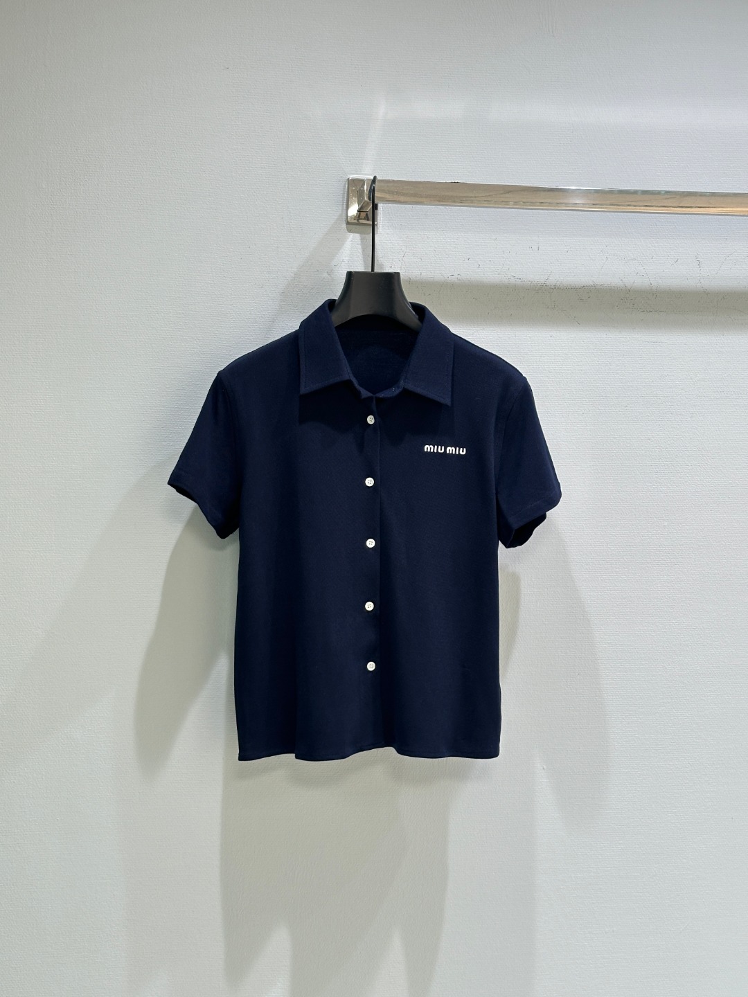miumiu 미우미우 카라 반팔 티셔츠 의류