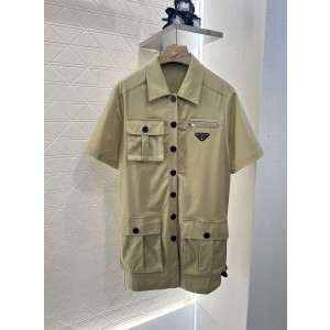 PRADA 프라다 벨트 셔츠형 원피스 의류