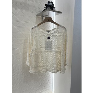 Chanel 샤넬 자수 시스루 니트 풀오버 의류