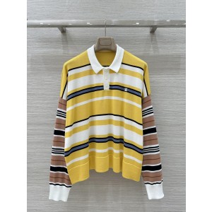 Celine 셀린느 스트라이프 루즈핏 니트 긴팔 상의 의류