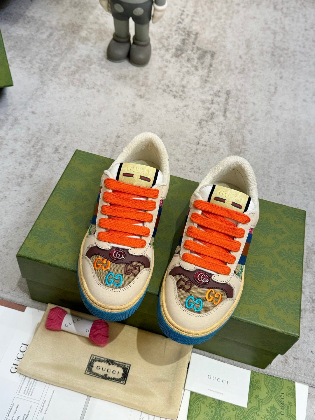 Gucci 구찌 빈티지 스타일 여성 스니커즈 신발