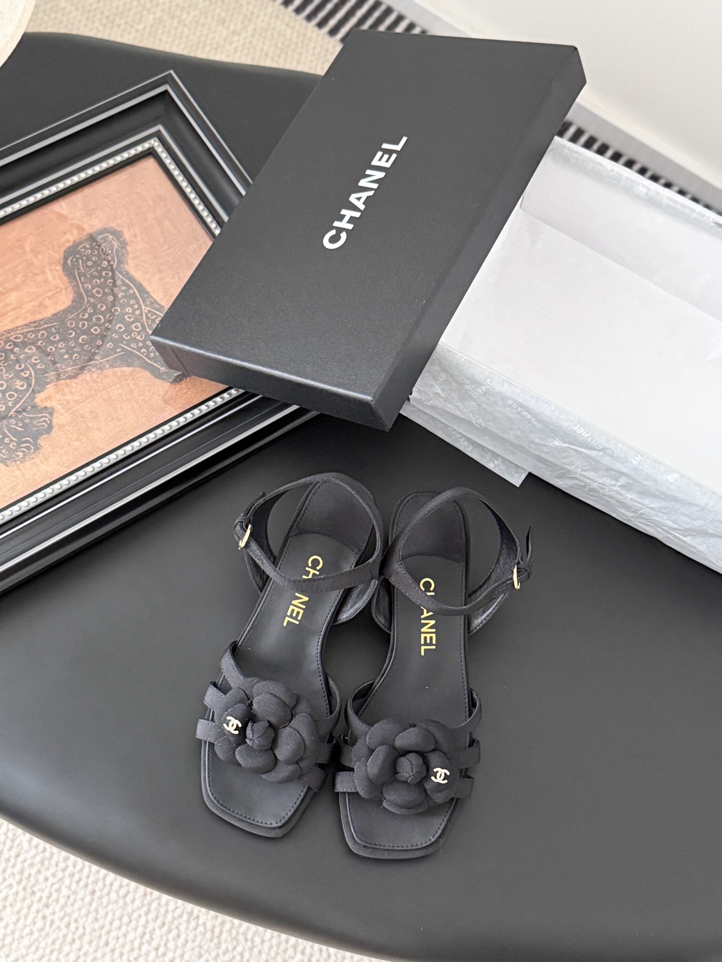 Chanel 샤넬 카멜리아(동백꽃) 샌들 시리즈 신발