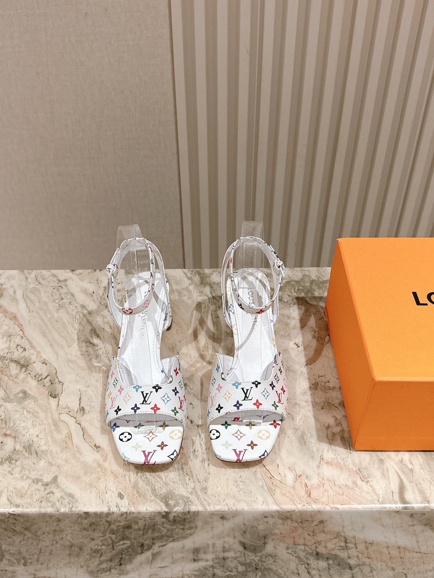 LV 루이비통 메리제인 슈즈 굽 샌들 신발