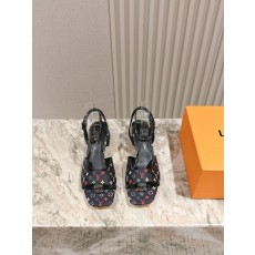 LV 루이비통 메리제인 슈즈 굽 샌들 신발
