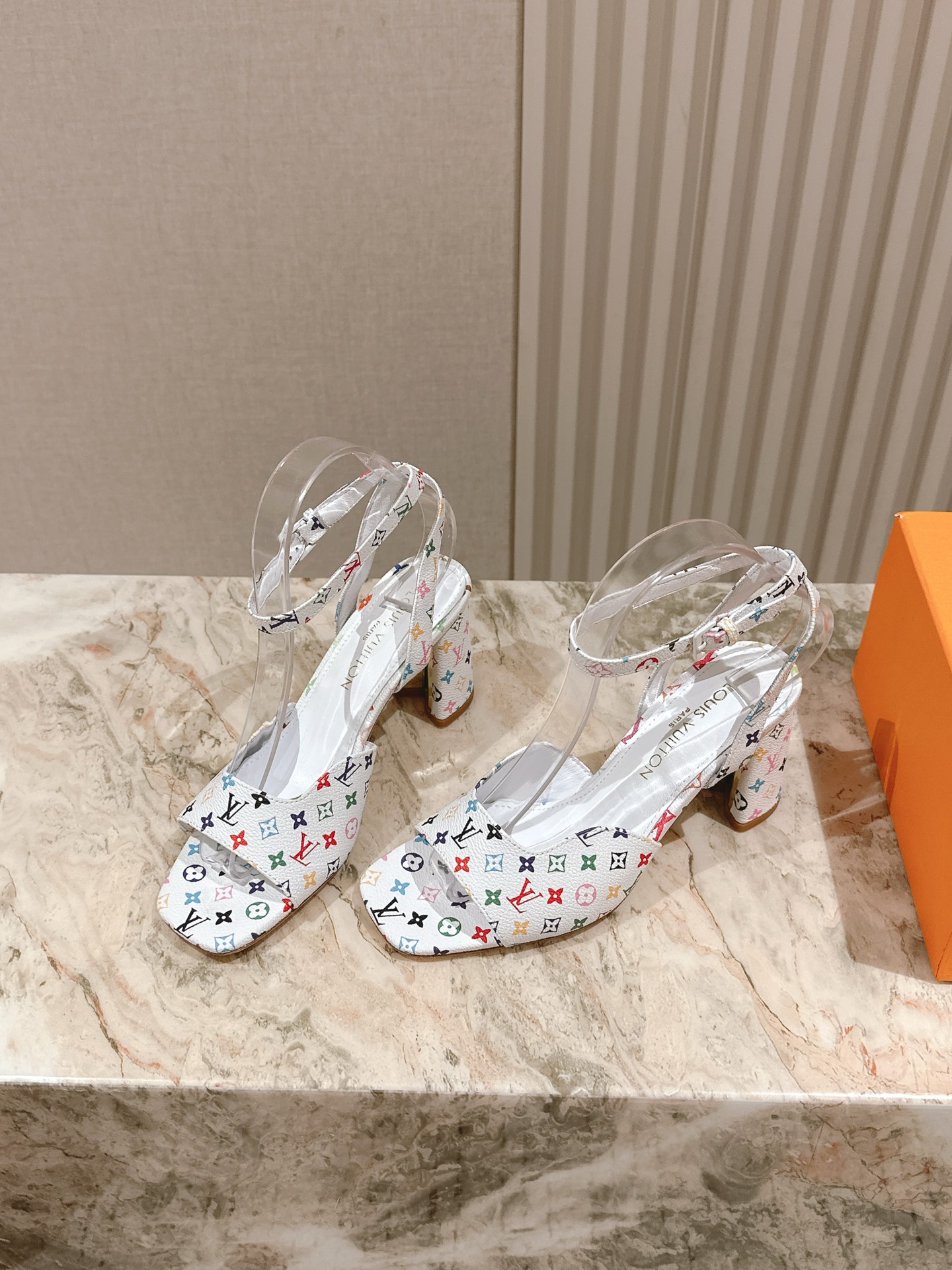 LV 루이비통 메리제인 슈즈 굽 샌들 신발