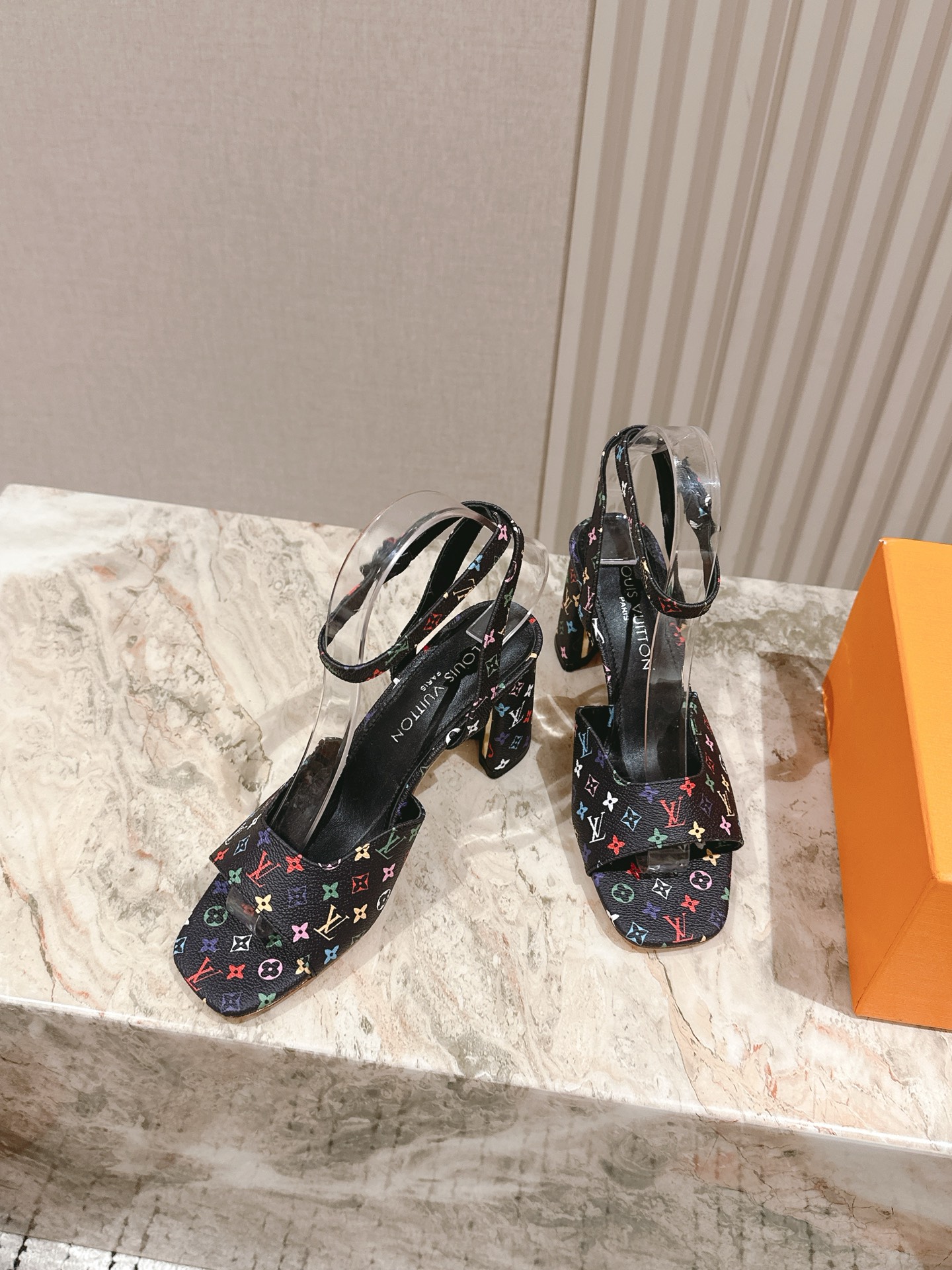 LV 루이비통 메리제인 슈즈 굽 샌들 신발