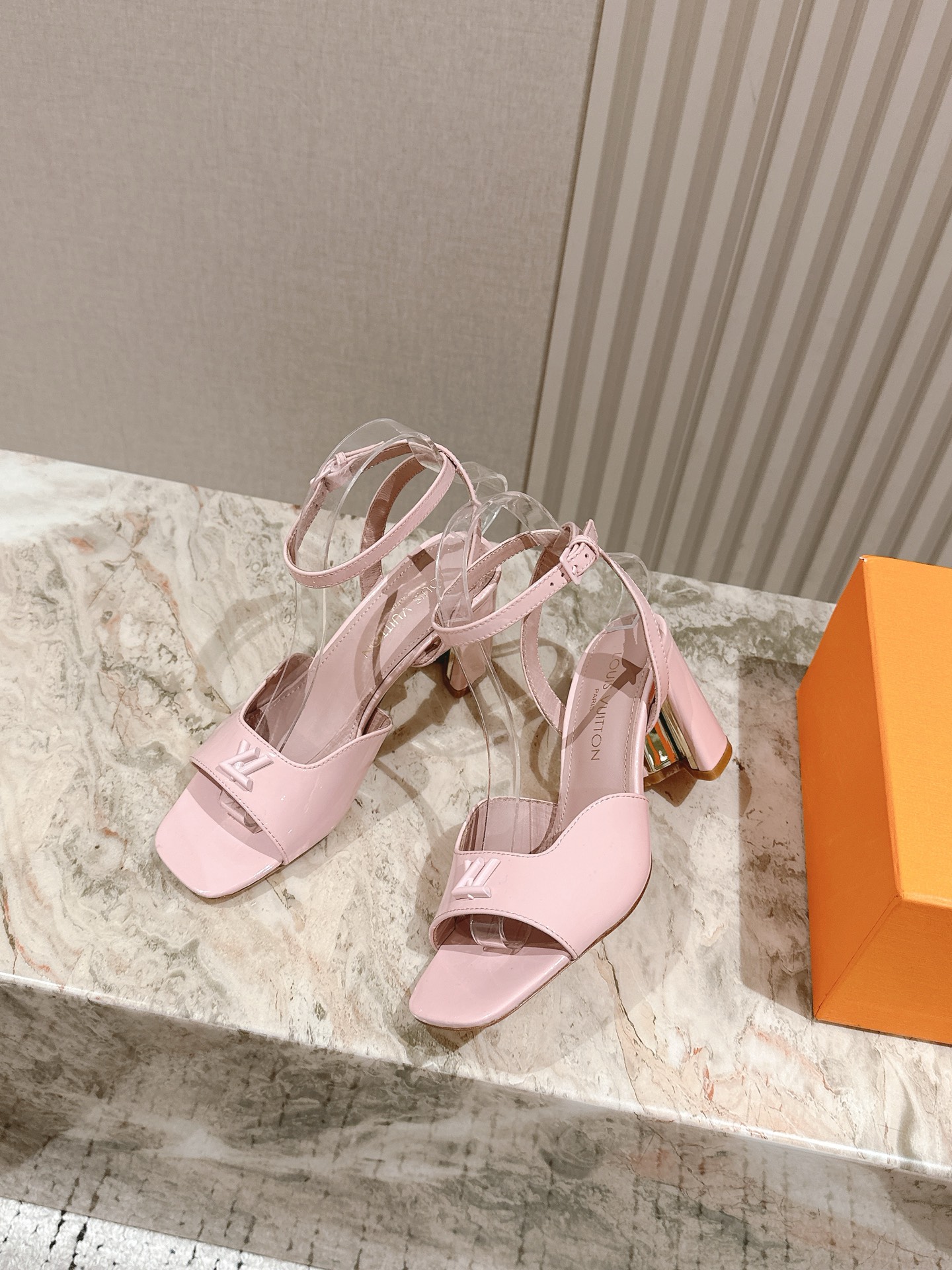 LV 루이비통 메리제인 슈즈 굽 샌들 신발