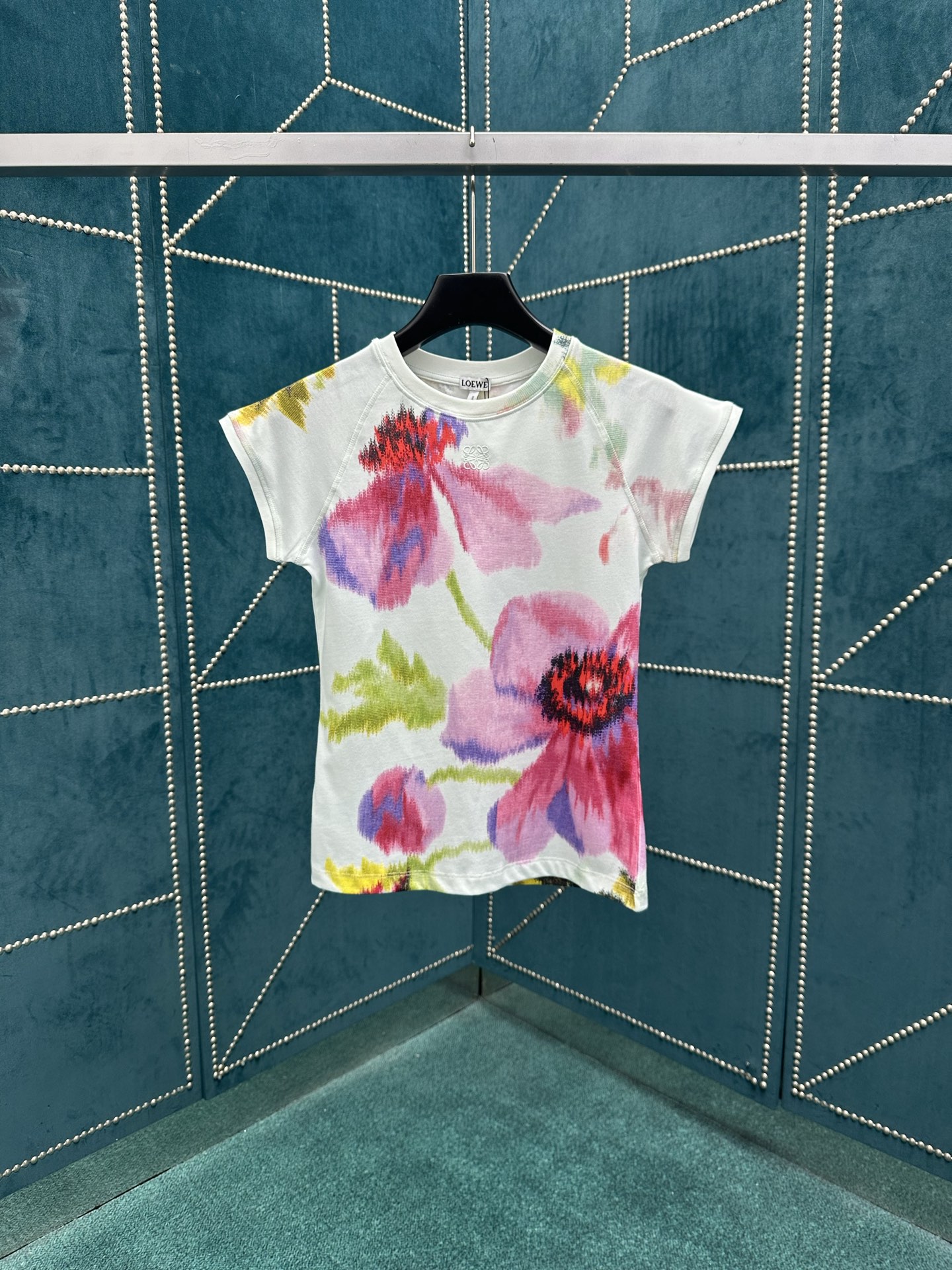 Loewe 로에베 플라워 프린트 반팔 티셔츠 의류