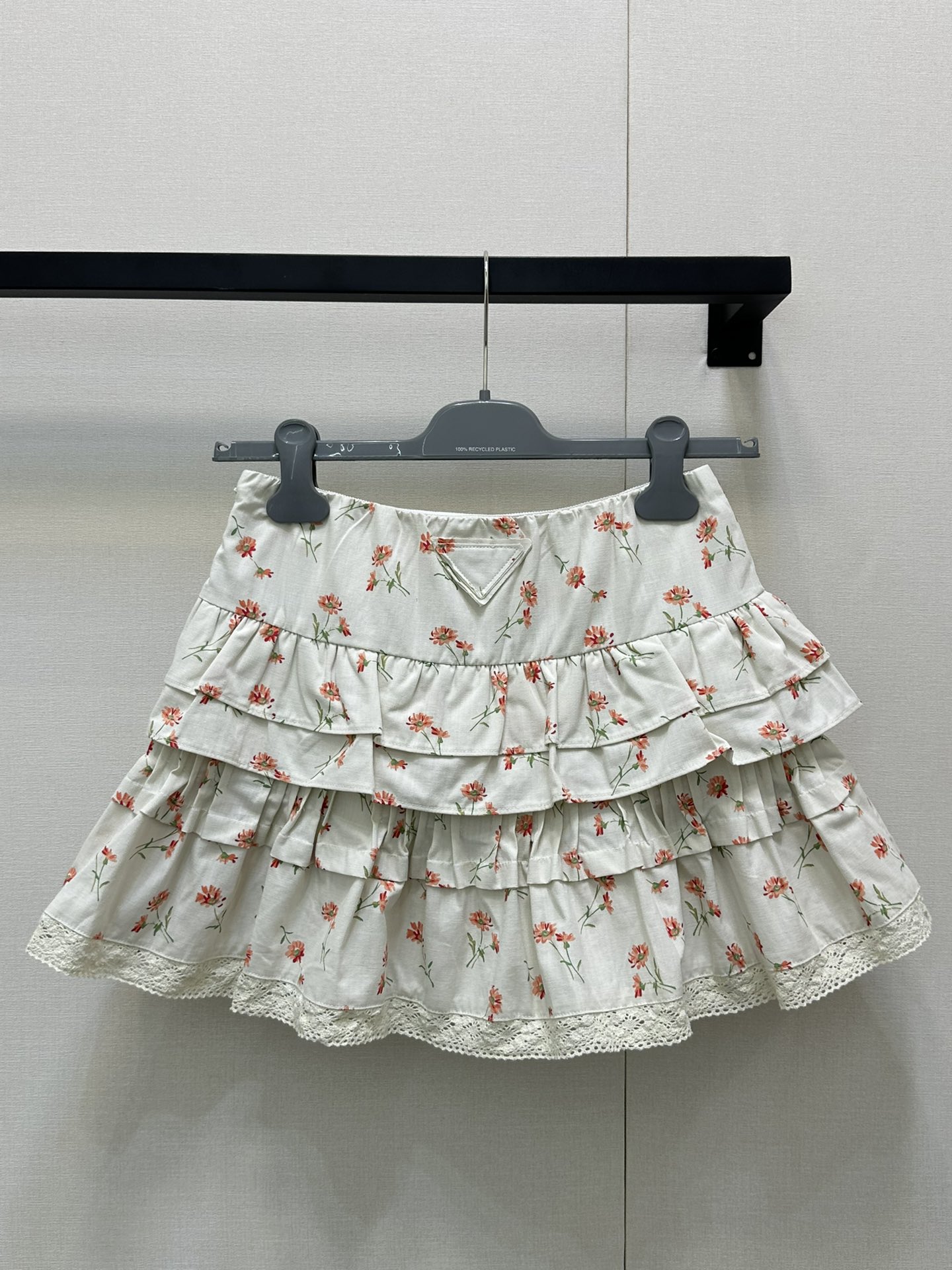 Prada 프라다 플라워 케이크 미니 스커트 치마 의류