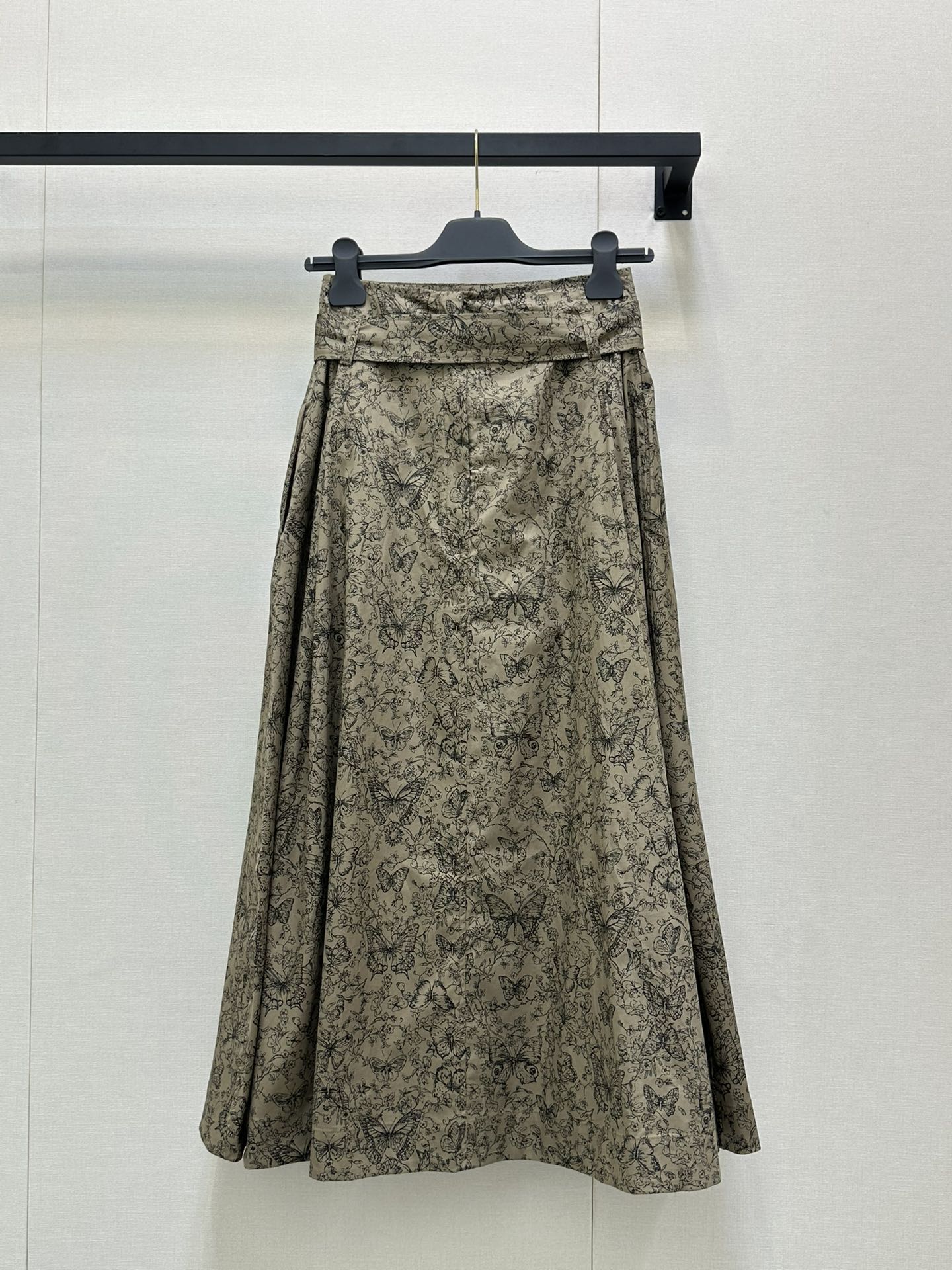 Dior CD 디올 나비 프린트 플레어 스커트 치마 의류