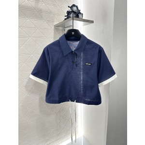 miumiu 미우미우 반팔 티셔츠 + 팬츠 바지 세트 셋업 의류